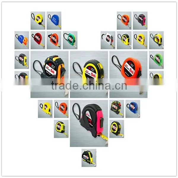 High quality rubber covered steel tape measure with your LOGO