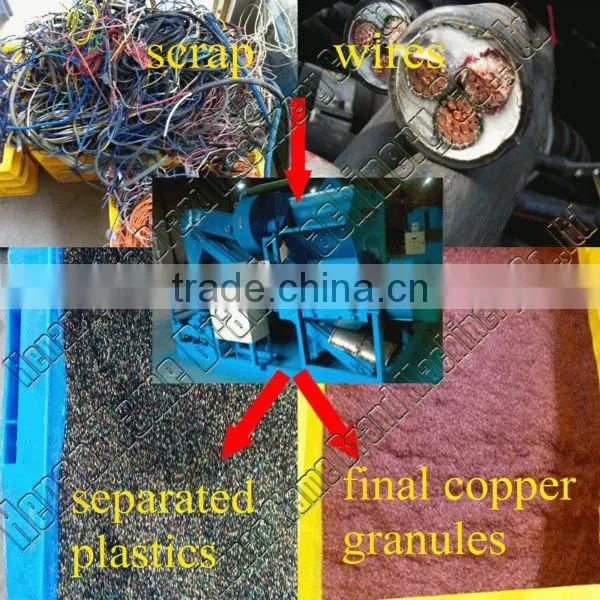 Best sales!! scrap copper cable granulator and separator