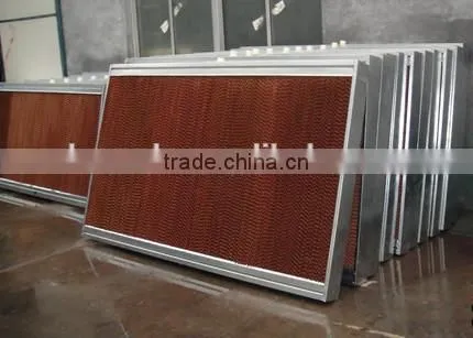 Poultry house evaporative cooling pad