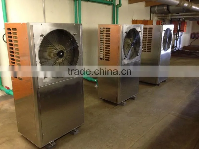 HOTSONG freestanding high cop air source heat pump 19kw hot water heater