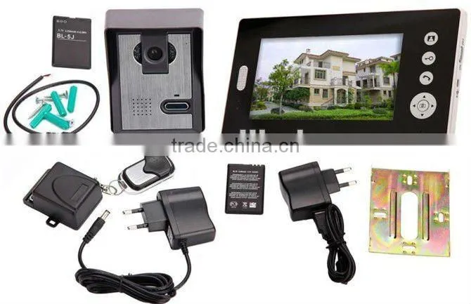 7 inch Wireless Video Door Phone for Home Office Villa