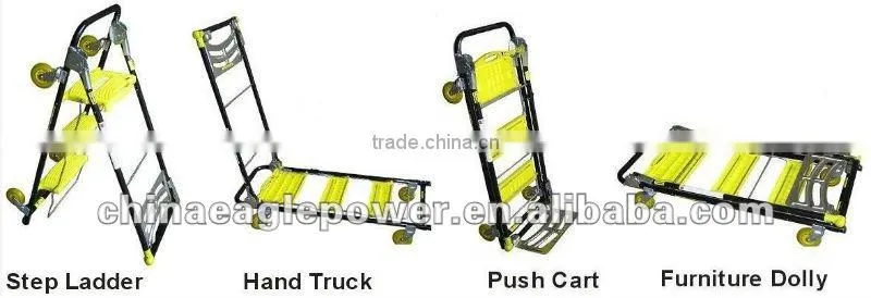 Multi Purpose Trolley 4 in 1 Step Ladder Hand Truck Car Dolly Mode
