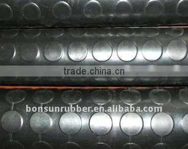 Round button rubber sheet