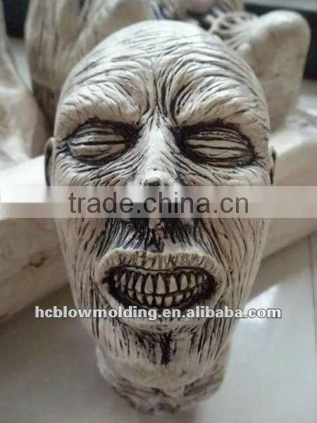 Custom plastic skull head