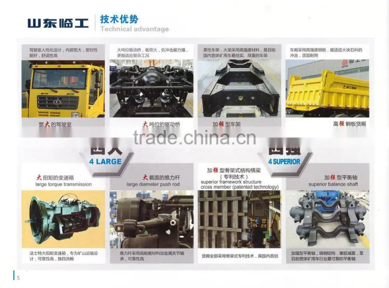 50Ton Loading Capacity Mining Truck MT76