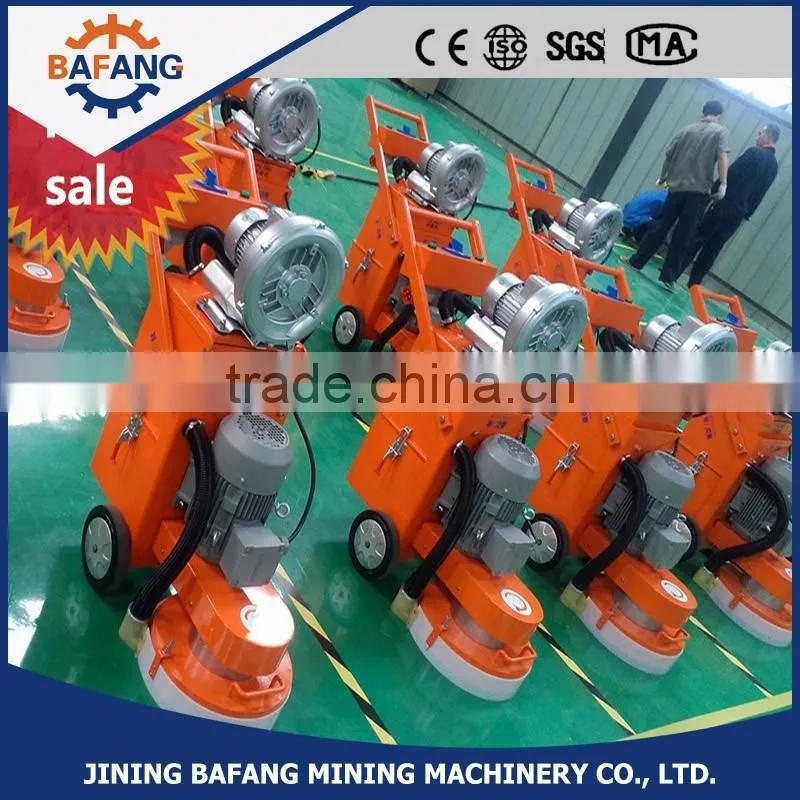 Concrete suface floor grinding machine for sale with vacuum and 5.5KW siemens motor