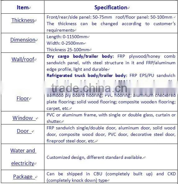 honeycomb pallet size toilet truck