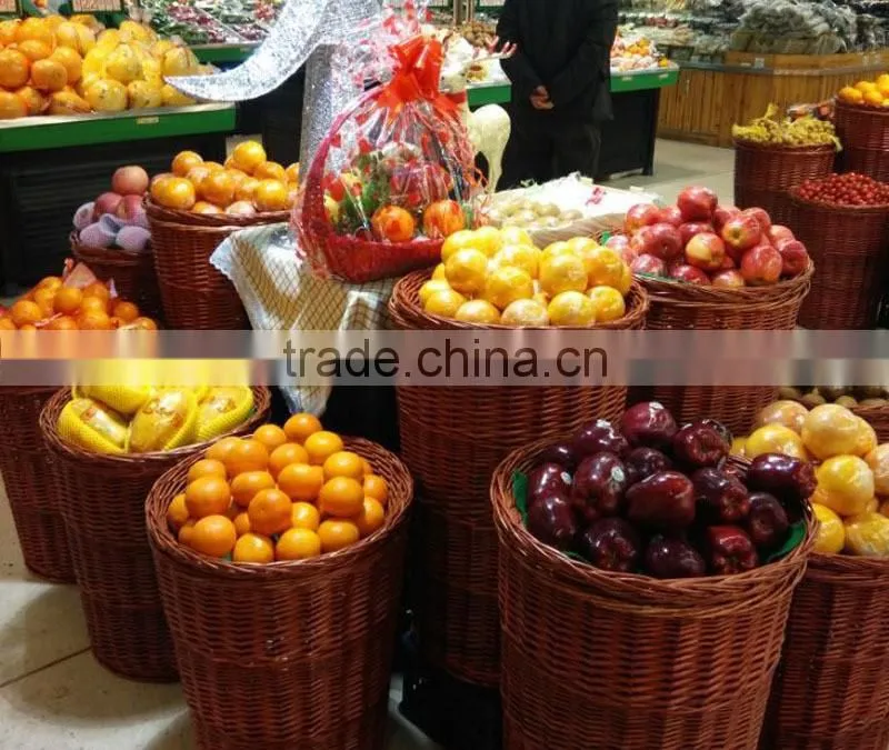Custom storage basket supermarket food shelf candy display stand