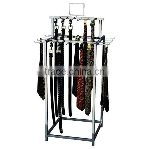 Rotating metal Floor-standing Belt And Tie Display stand