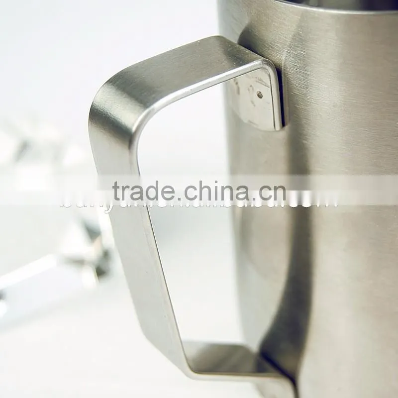 Stainless Steel Milk Cup Milk Frothing Pitcher 12oz Stainless Steel Milk Pot
