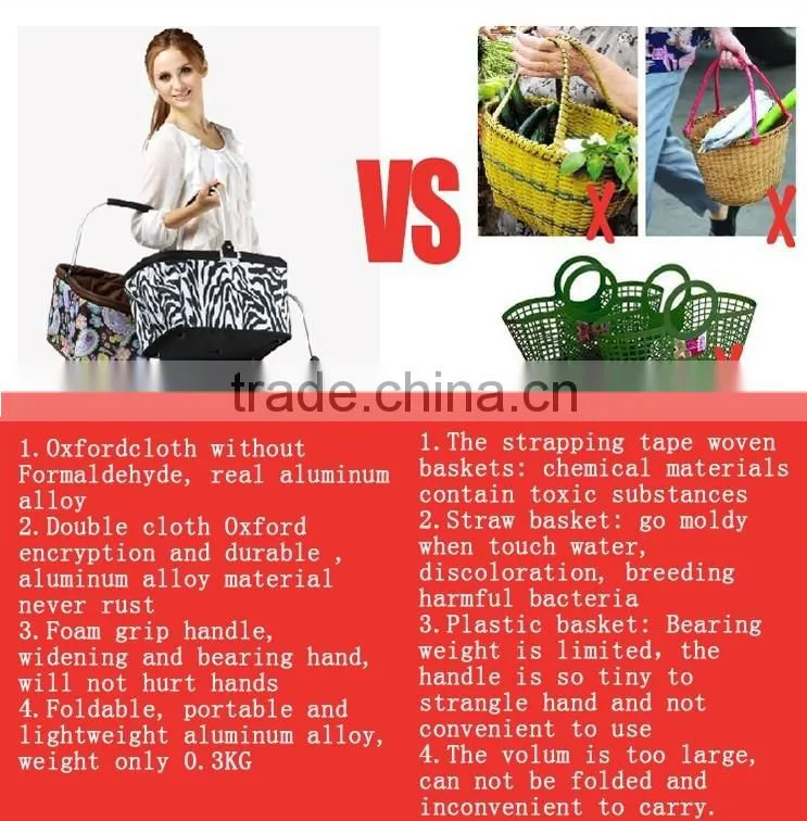 high quality durable picnic basket insulated