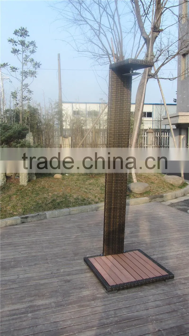 Outdoor All Weather Rattan Patio Furniture Shower