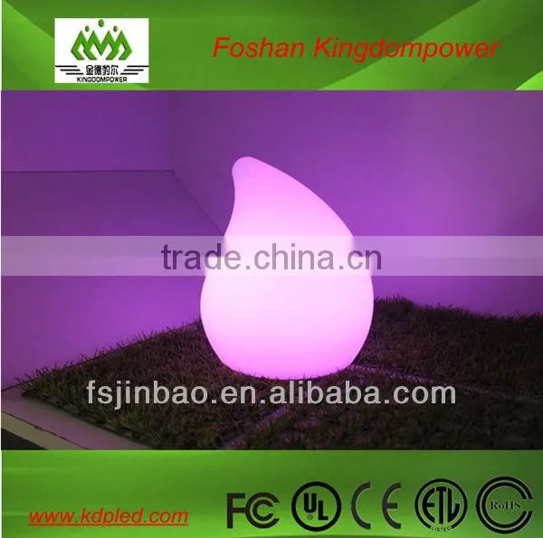 rechargeable RGB pyramid led decorative lamp