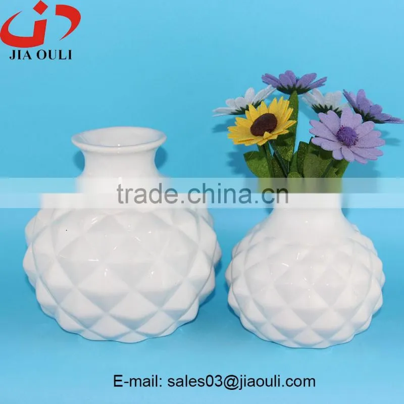 2016 hot sale home decoration grey ceramic tall vase, chinese flower vase
