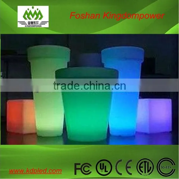 Colorful flash decoration led flowerpot light