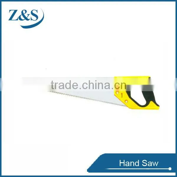 Hand saw plastic handle with TPR grips black finish