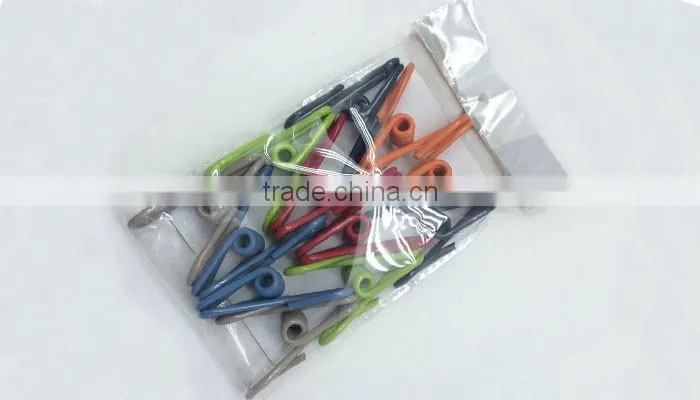 Wholesale of clothes pegs wire encapsulates decorative metal pegs