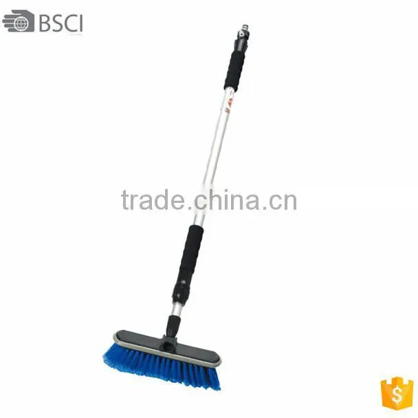multi-angle car wash brush, water flow through car window brush