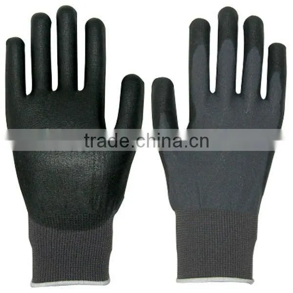 PU coated seamless gloves