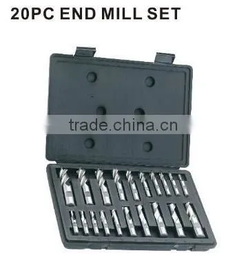 20PC END MILL SET