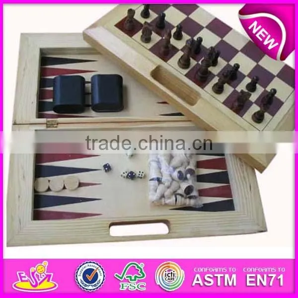 2015 high-grade chess game for kids,popular wooden boxes chess set for sale,educational travel wooden chess toy in box WJ277099