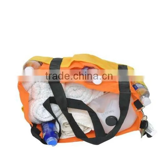 Family Travel Stylish Beach Mesh Tote Bag