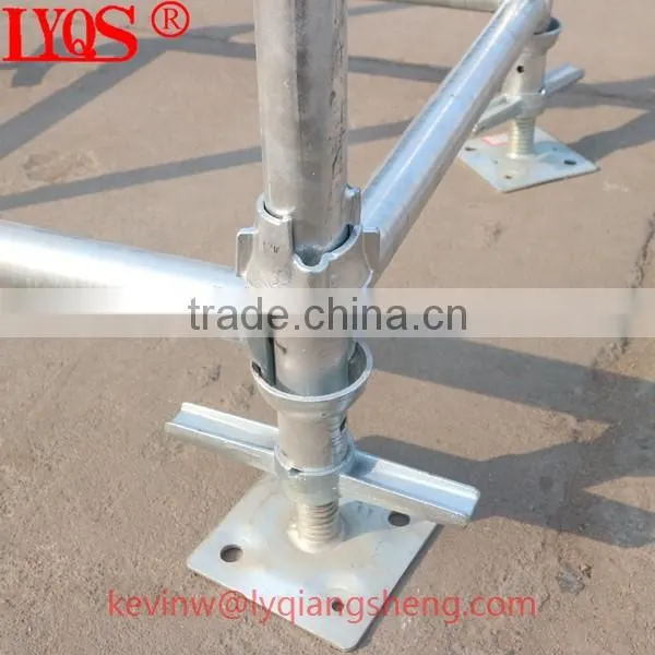 EN standard steel cuplock scaffolding system