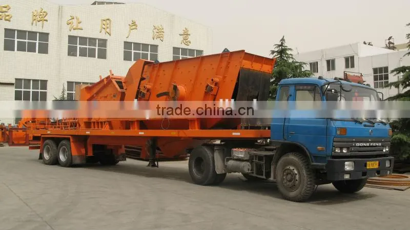 Hot Selling small integrated portable crusher plant 50tph
