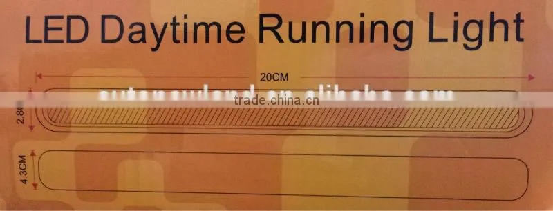 Car Running LED Daytime Light With controller running led light