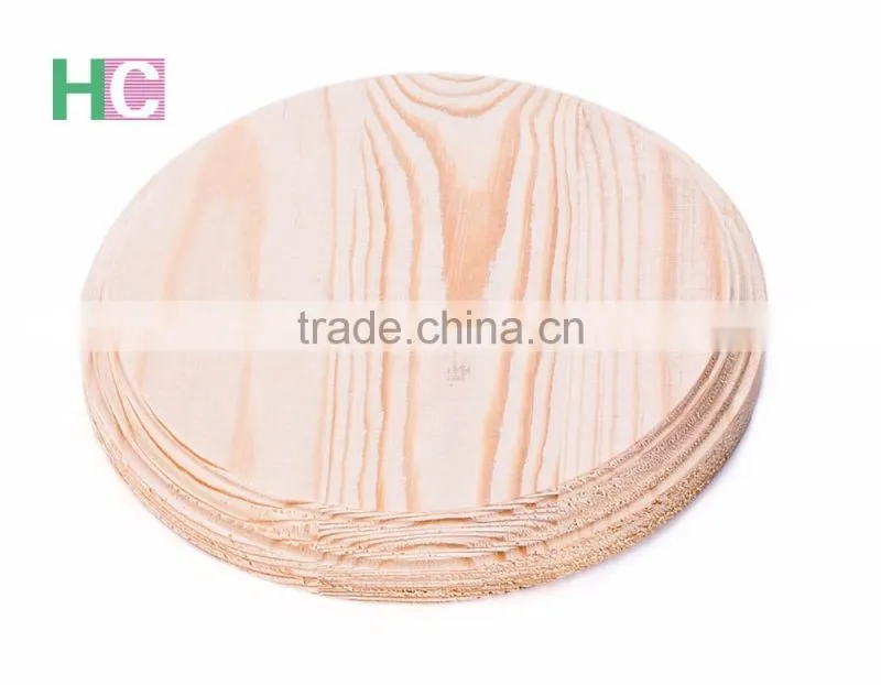 2016 Handcraft Unfinished Round Wooden Serving Plate