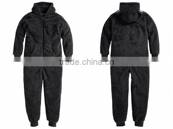 Shaggy fleece onesie,Shu velveteen fleece onesie,Adult hoodies onesie/pajama,sleepwear,jumpsuit,rompers