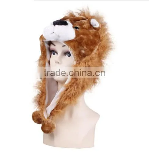 Warm Winter Long Eared Animal Hat Scarf Gloves Faux Fur Animal Hat Winter Animal Hat IN STOCK
