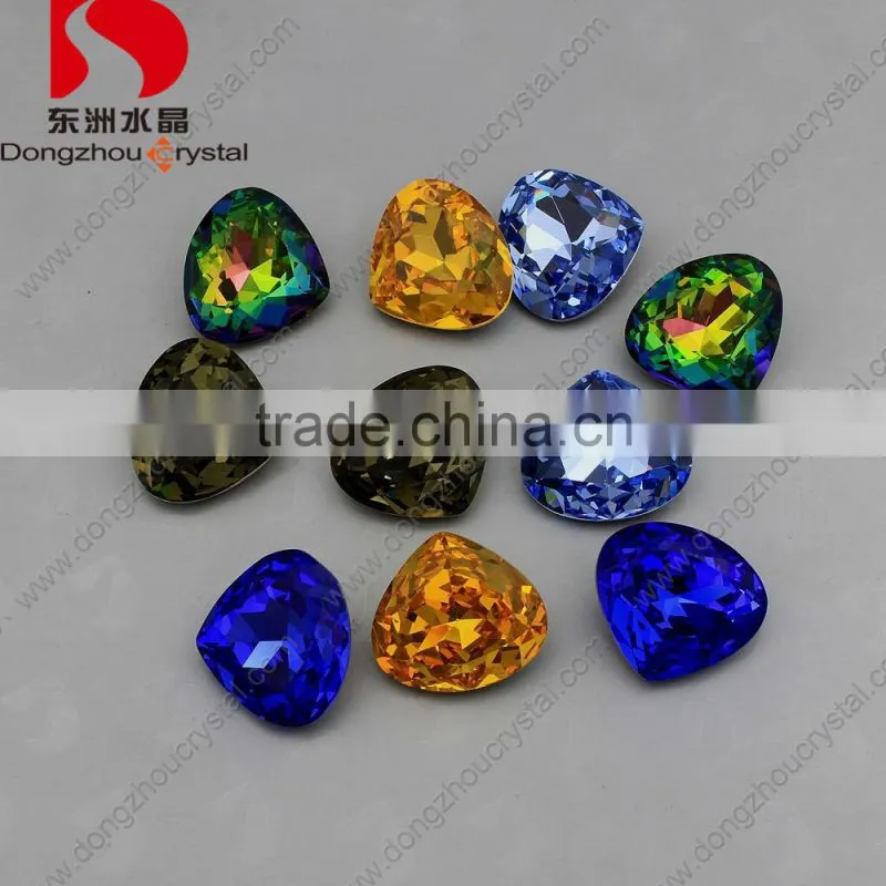 Diamond cut stone sew on rhinestone claw setting crystals