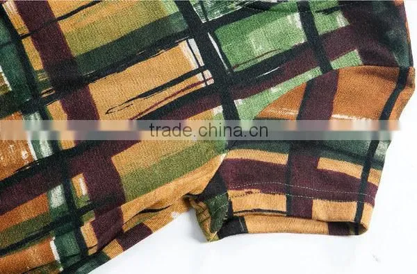 Loose fitting women casual dress 2015 summer trend