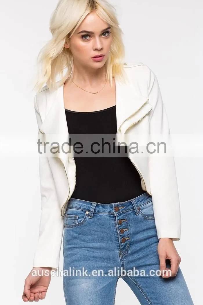 OEM service new design custom woman sexy layed jacket