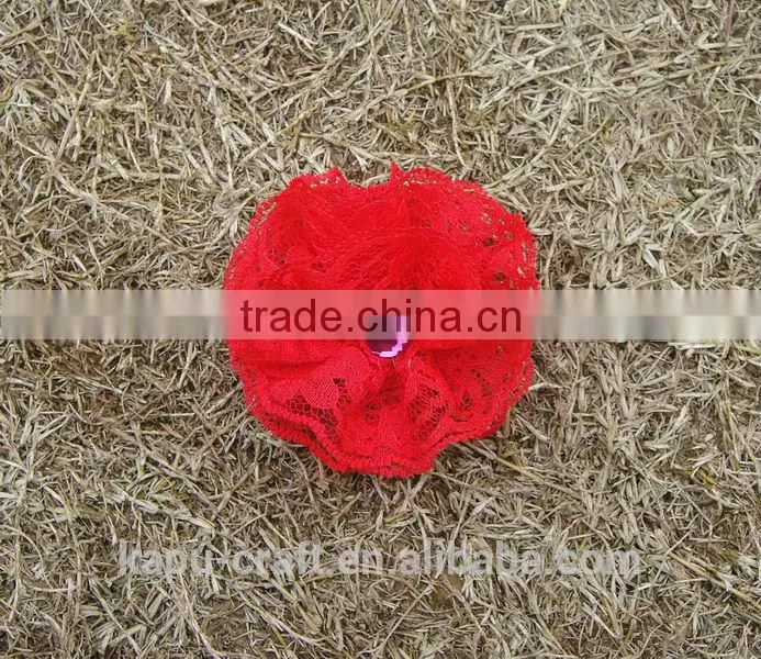 Hot sale plastic crystal flower headband for sale