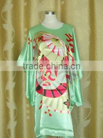 kimono silk satin sleepwear