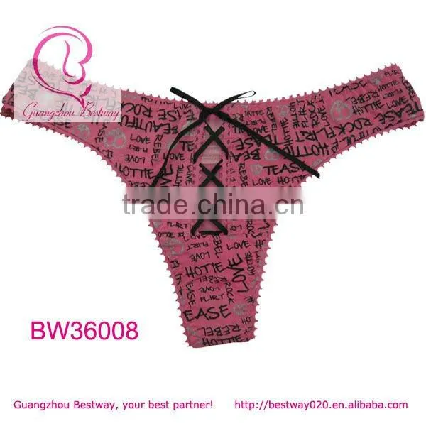 Photos sexy open of hot sale new fashion sex porducts ladies thong g string in apparel