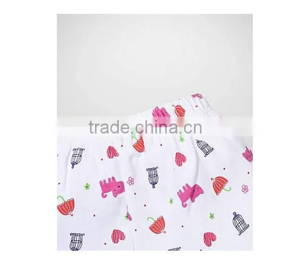 100% Cotton Breathable Hot Sale Girls Spandex And Free Size Toddler Pants