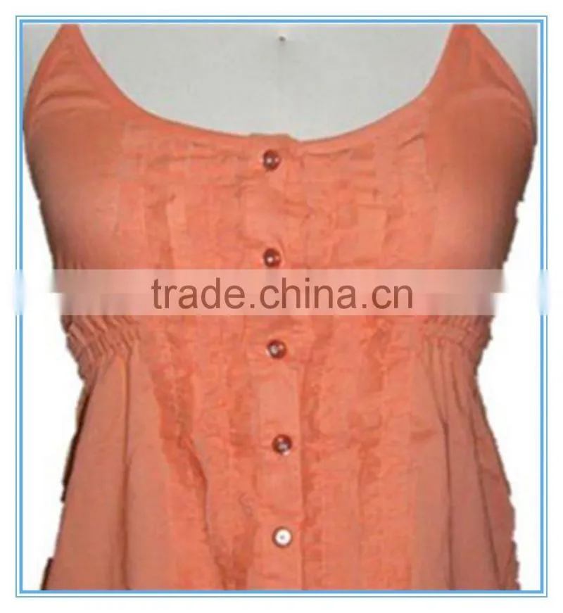 Ladies Cotton Sexy Ruffle Hem Design Camisole