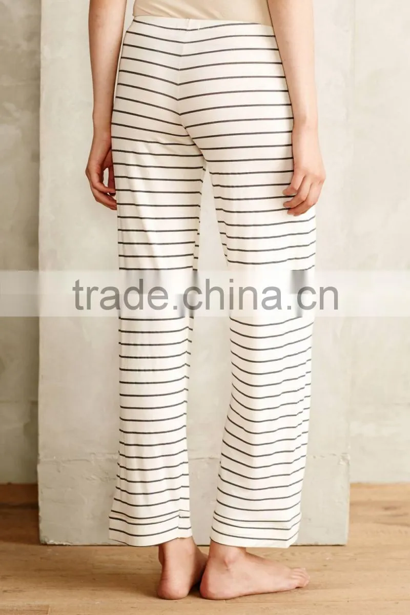 Black and white the-striped-pajamas sleep set