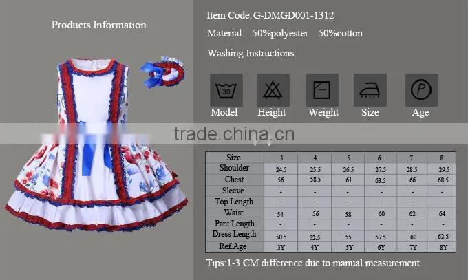 girls double ruffle dress kids frock