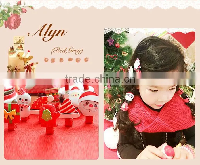 Wholesale alibaba Christmas children hair accessories decorative hair clips