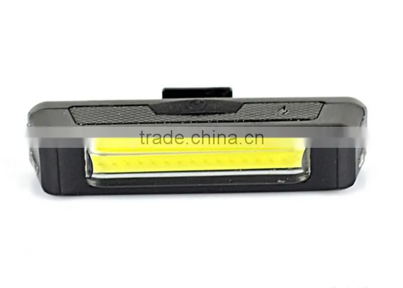 Waterproof Comet USB Rechargeable Bicycle Head Light High Brightness Red LED 100 lumen Front / Rear Bike Safety Light Pack
