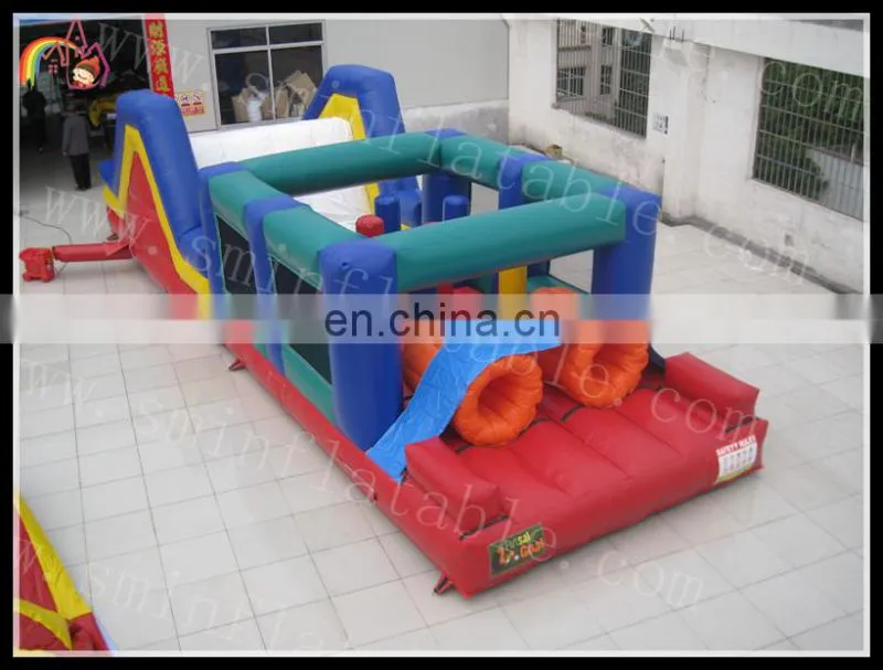 Boot Camp Inflatable Obstacle course mega Challenge obstacle kids obstacle course