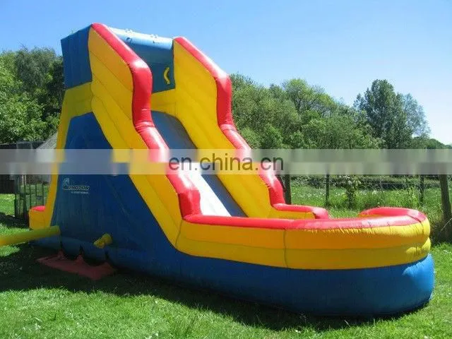 Giant inflatable water slide
