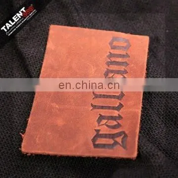 classic leather label patch