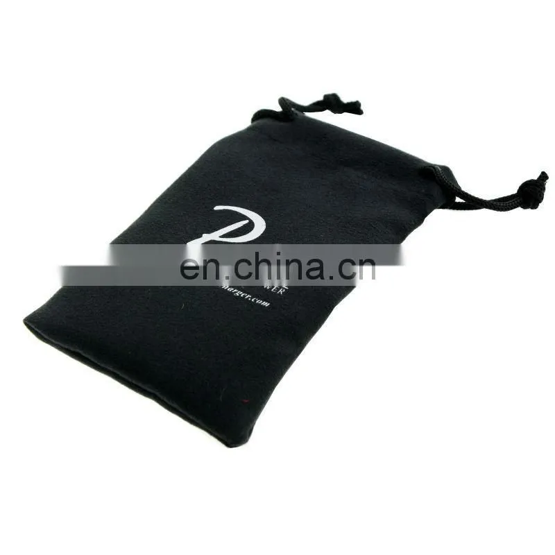 alibaba online microfiber custom brand accessory pouch