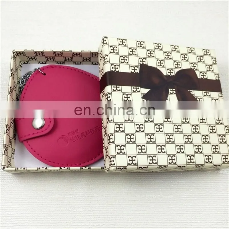 Custom logo blank metal personalized pocket mirror for lady decorative