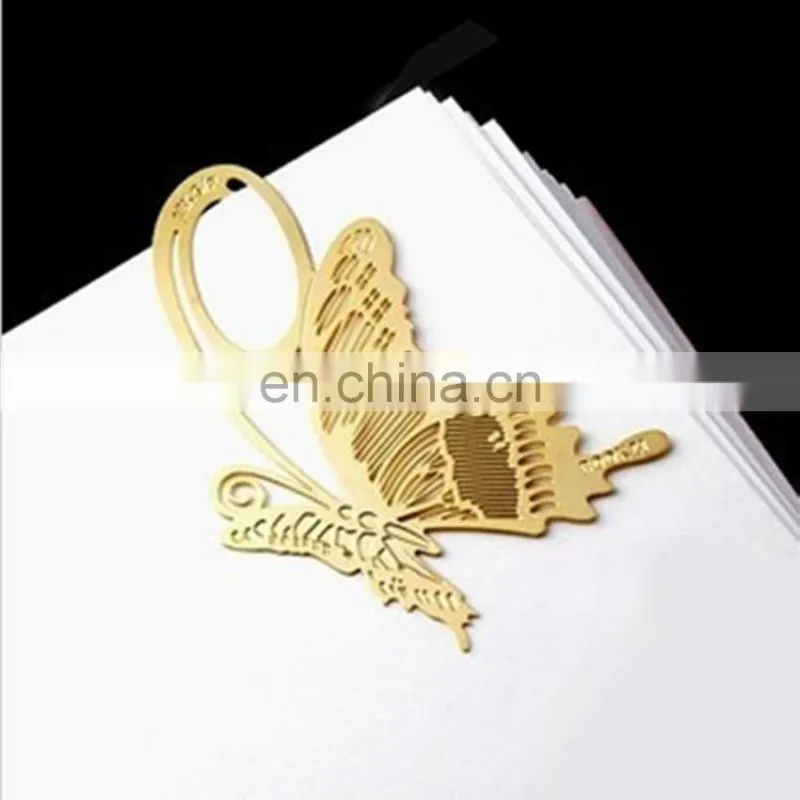 Korea metal colored bookmark, cheap wholesale animal bookmarks